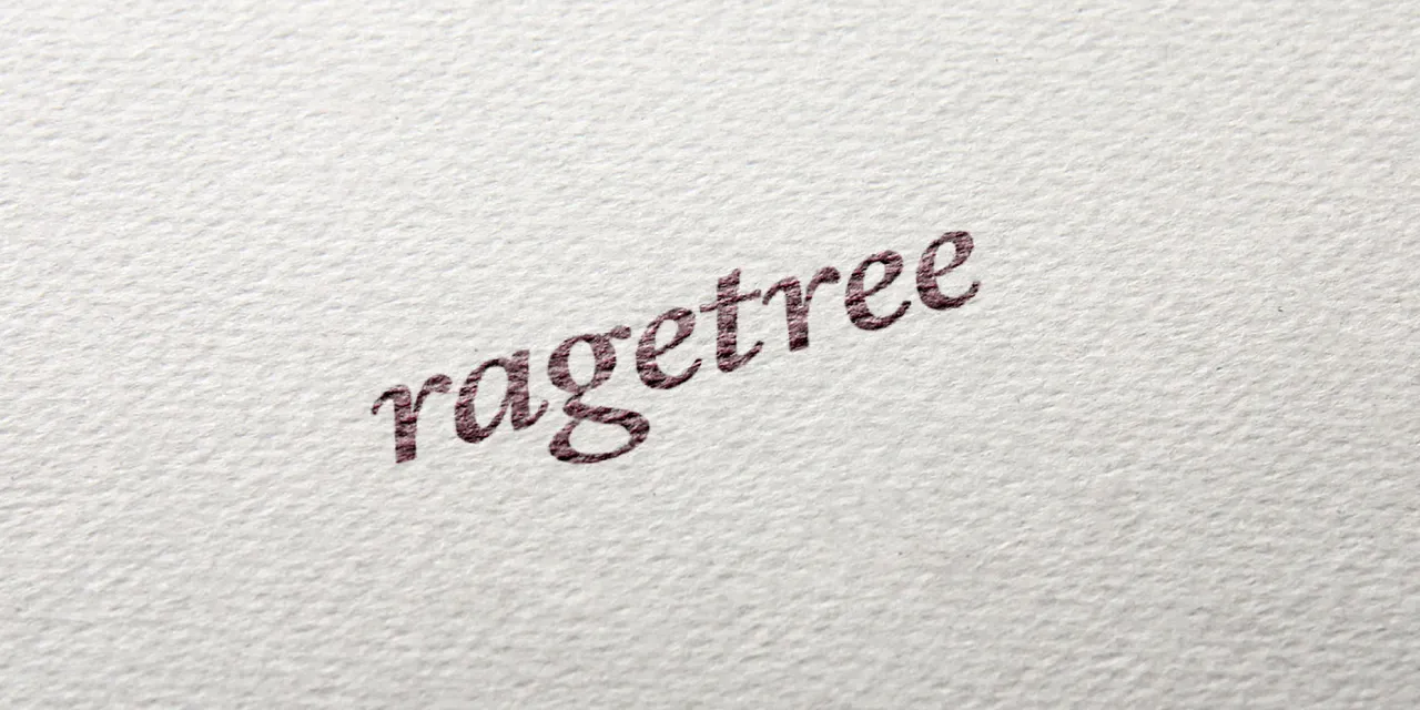 Ragetree serif wordmark